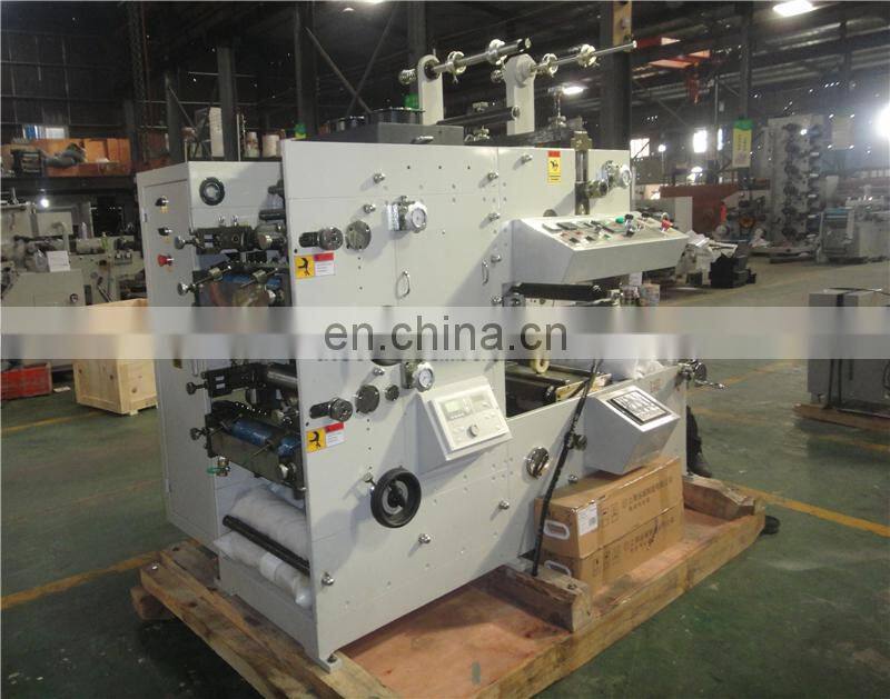 UTR320-2 Two Color Single Side Self Adhesive Roll to Roll Label Flexo Printing Machine with Ceramic Anilox
