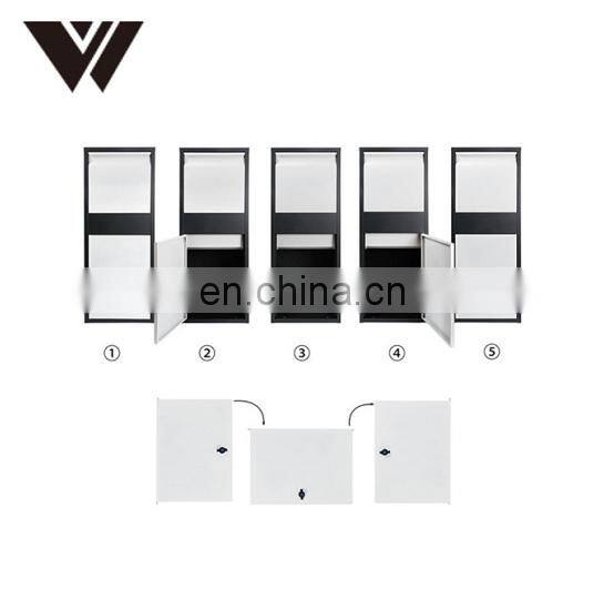 Front Access Aluminum Door Safe And Secure Large Capacity Galvanized Steel Wall Mounted Locking Vertical Parcel Dropbox Mailbox