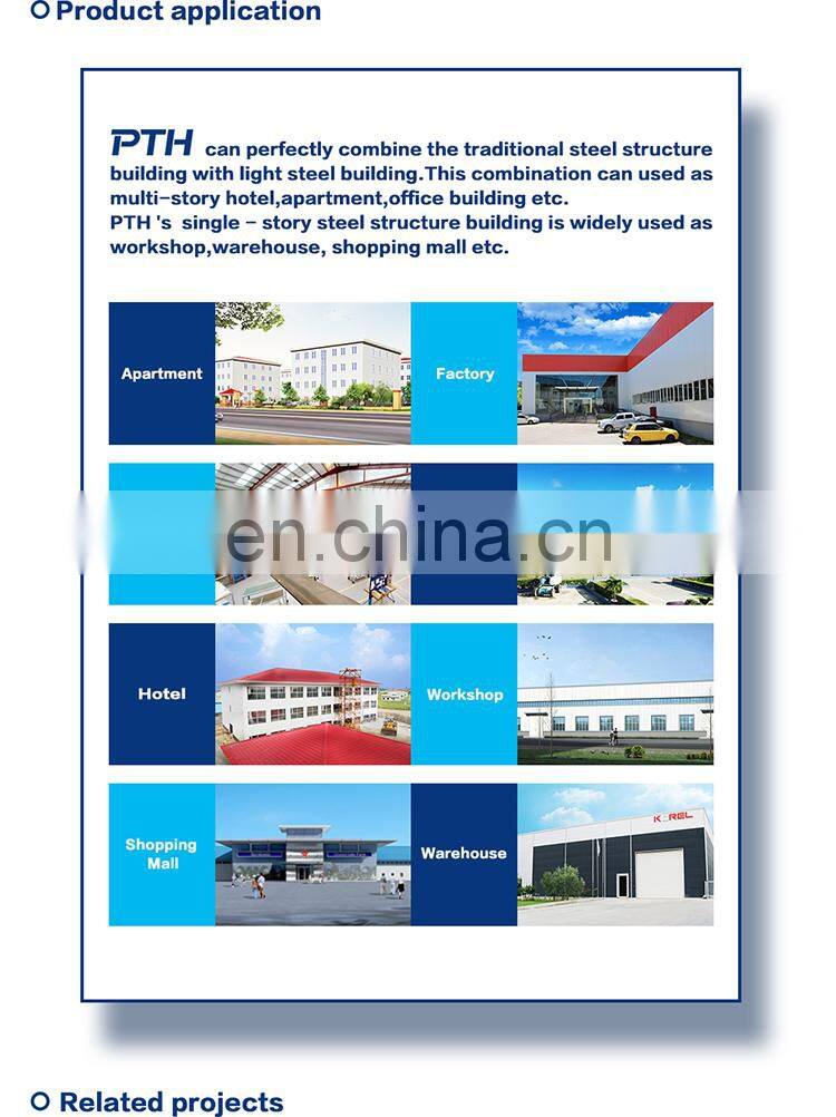 Steel Structure Stable Construction Tunisia Hangar Plane Cargo High Quakeproof Prefabricated House