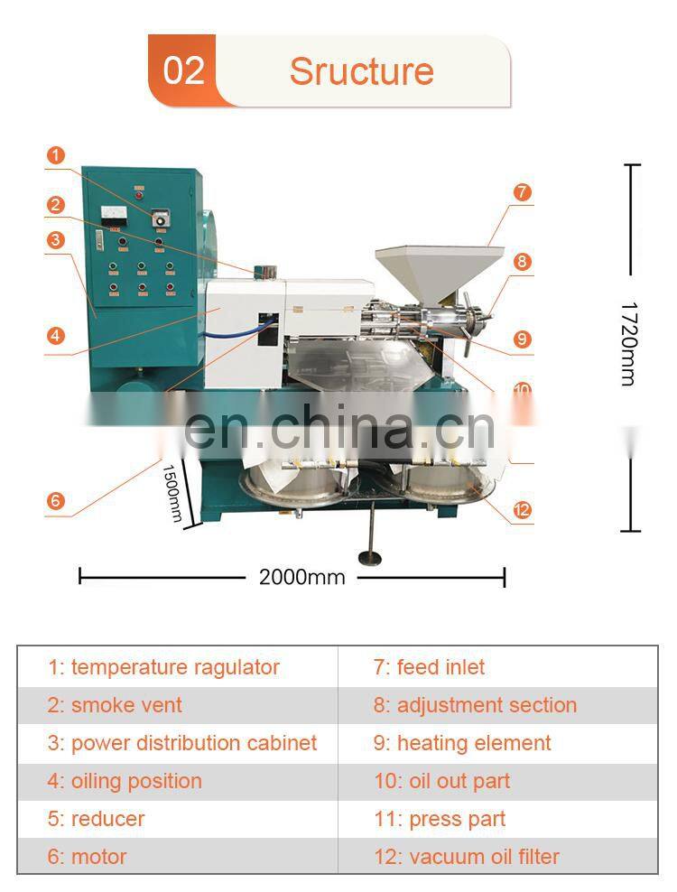 Fish oil extraction machine/screw press soybean oil refining equipment