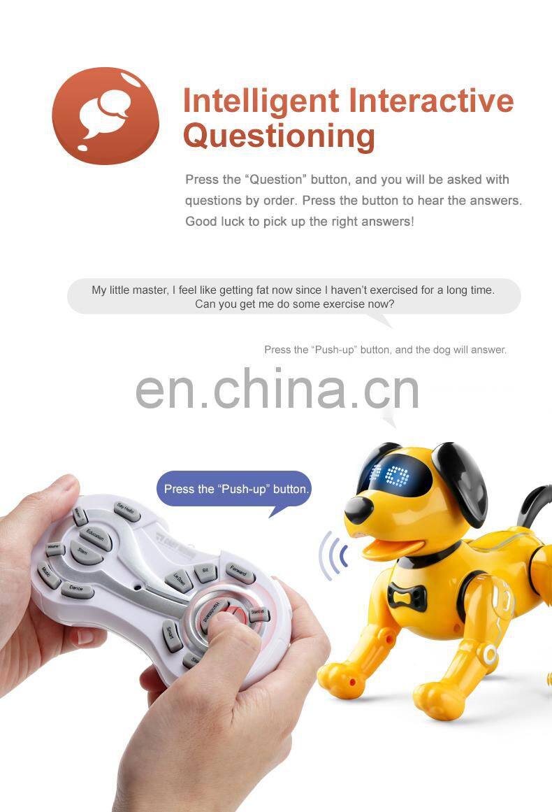 2022 New RC Robot JJRC R19 Intelligent Toy Interactive Singing Storytelling Remote Control Robot Dog Gift For Kids