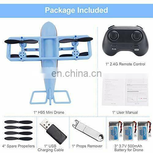 Factory JJRC H95 MINI RC Plane RC Drone 5.7km/h Anti-collision Headless Mode Gravity Sensing Flip Toy Quadcopter