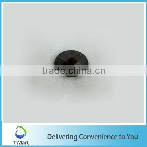 jet shinning hotfix resin rhinestone for button