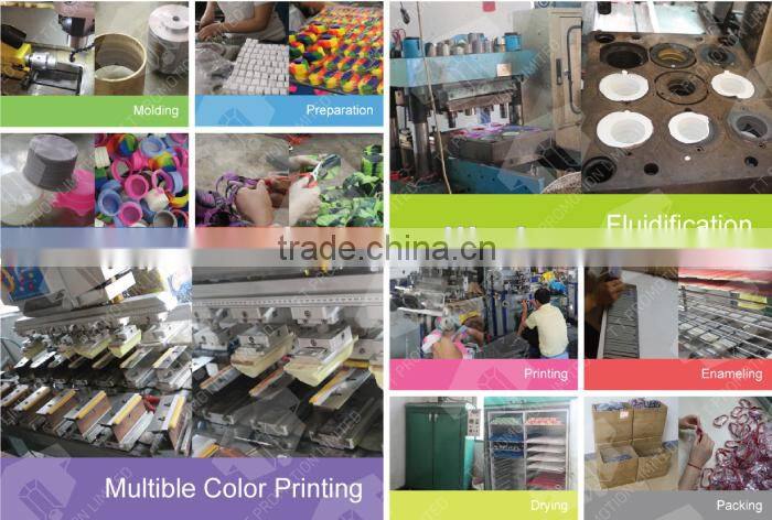 Promotional high quality silicone wristband key holder with logo