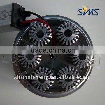 Round ABS external electrical source yellow led panel down light 6w