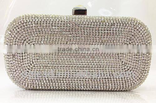 0896 rinestone crystal mesh evening bag matching dress for wedding and party
