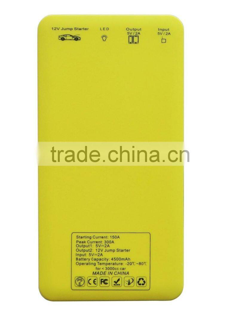 Emergency Car Jump Starter , Mini Jump Starter , Portable Jump Starter