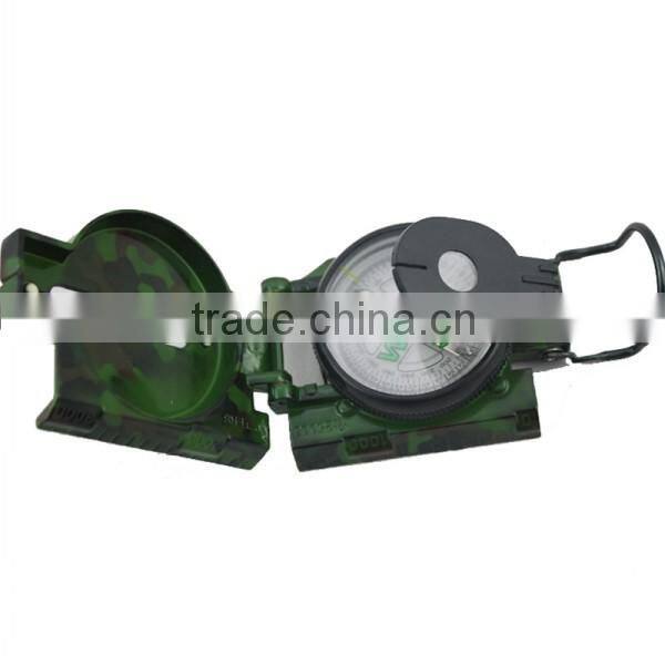 YUETOR Brand Zinc alloy Lensatic Compass with 1:25000m map scale