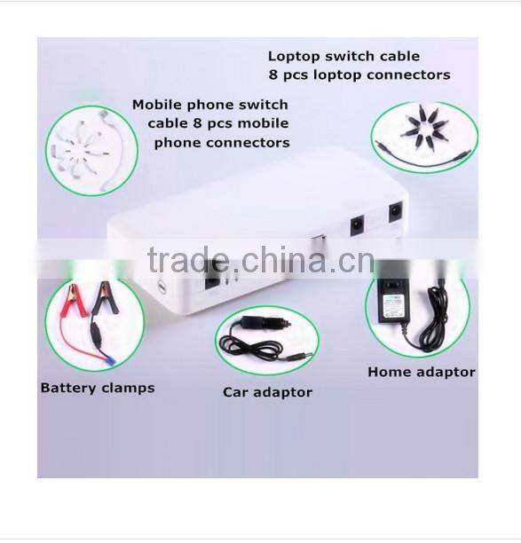 AGA Factory sales high capacity 16000mAh powerful mini auto jump starter lipo car battery