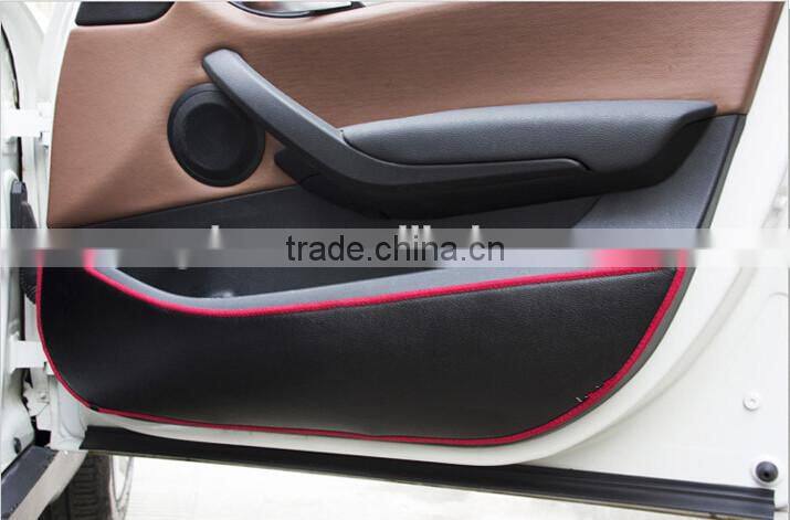 Best selling cheap leather pu car door mat car mat