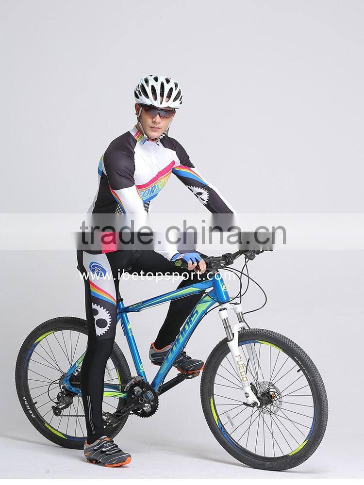 Wholesale custom sportswear latest design bicycle wear men custom cycling wear