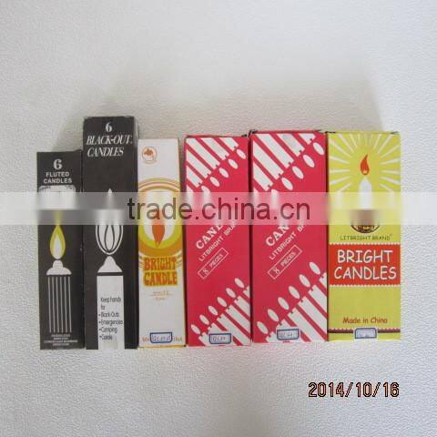 White Household Candle,Walmart Vendor, Candle Factory, 10 Years Production Experience