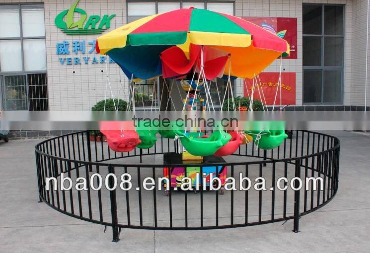 Fun Fish Carousel, Kis Amusement Park Equipment, Fish Swing