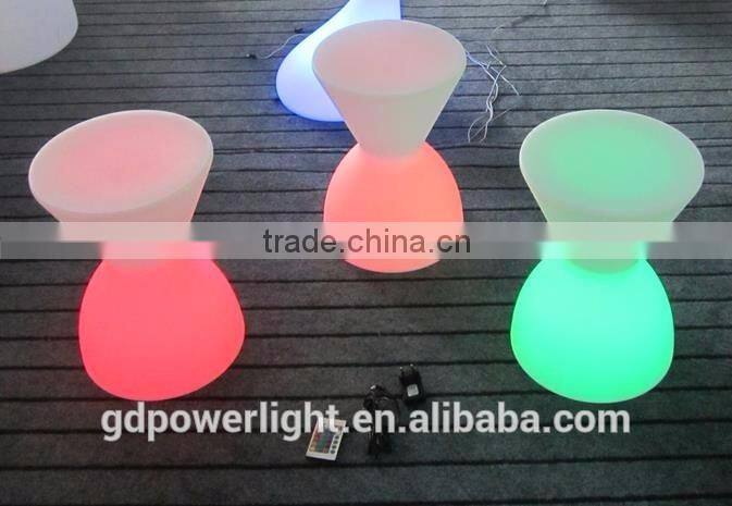 New PE plastic Stool with LED light & remote control YXF-3042