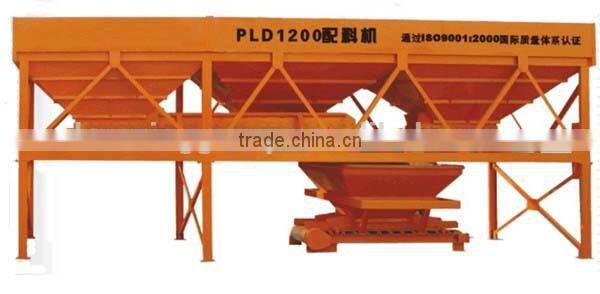 High Weighing Accuracy Concrete Batching Machine PLD1200 Price for Sale
