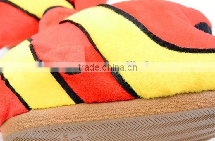 Fashion cute shoes warm shoes slip cartoon animal cotton slippers floor shoes boots