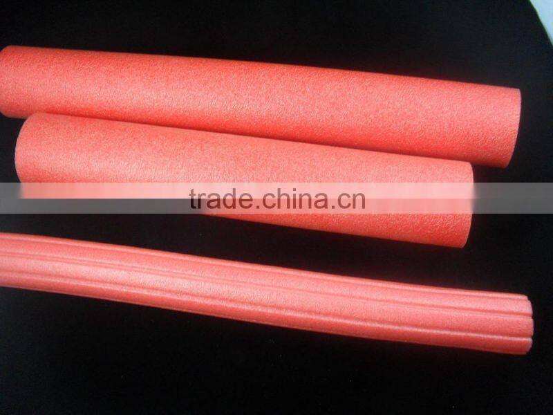 Pe foaming pipe line oem and odm epe foam bag big round trampoline with safety net