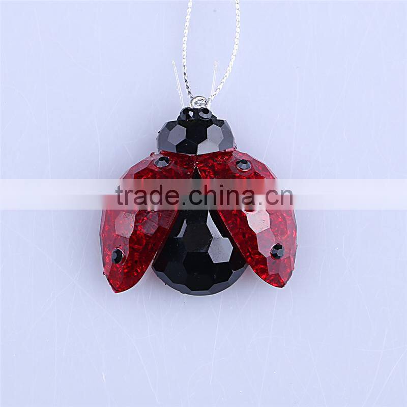 Small Size Ladybug with Opening Wings Ornament 01501013 new style indoor decoration
