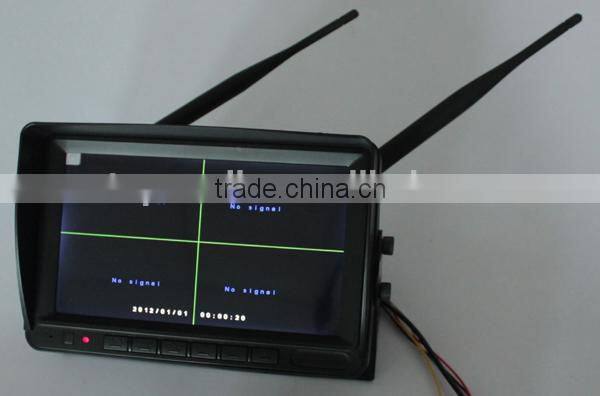 DW-7016-4 2.4Ghz digital wireless reversing camera system with No interference for truck