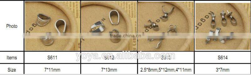 S804 Fit 5mm stainless steel end caps for jewelry or tassels,drawstring stopper