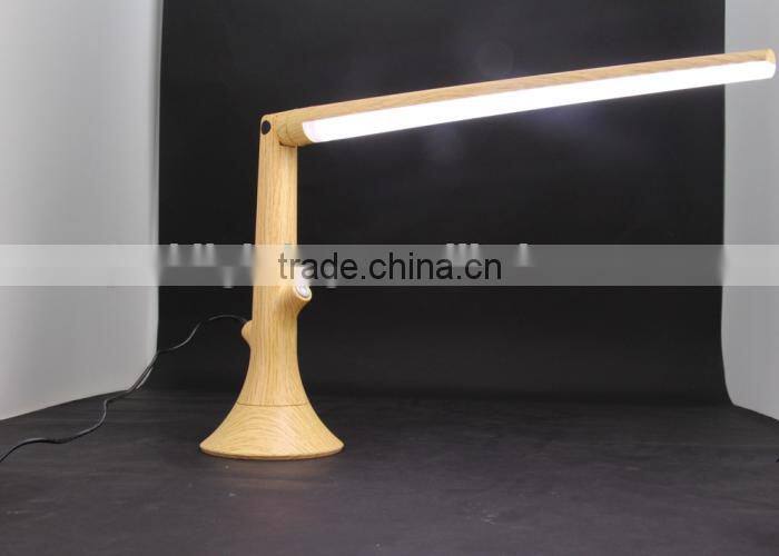 LED Wooden Task Light WJK-111 Modern design Wooden Curving Series table lamp