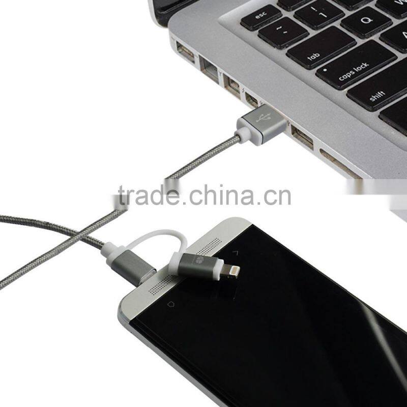MFi cable for iPhone5, MFI Cable with Micro USB for Samsung