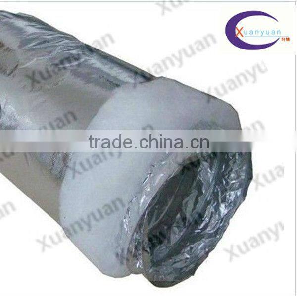 Acoustic insulated aluminum air ducts