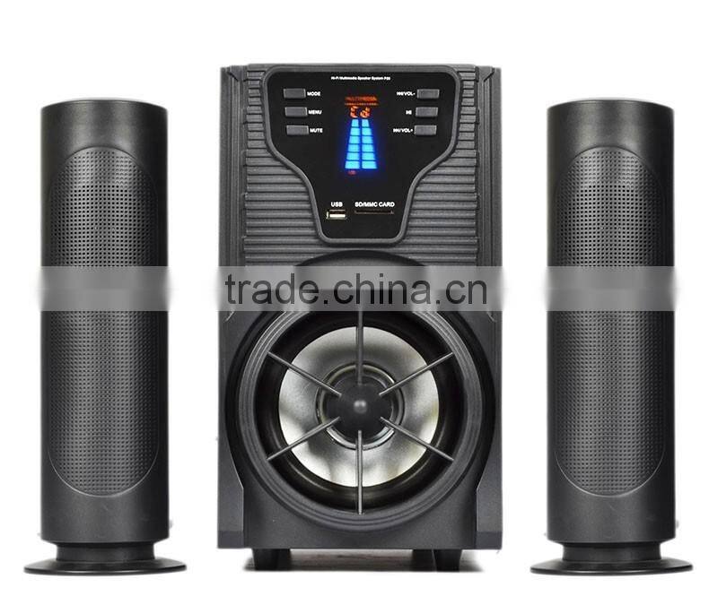 2016 new bluetooth speaker led/2.1 led speaker /professional bluetooth home speaker