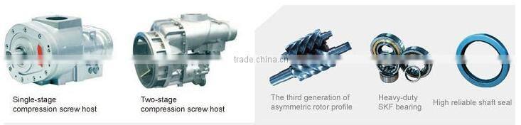 355kw/450HP variable frequency driect driven screw air compressor