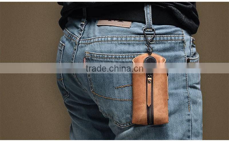 New design leather key holder wallet for wedding souvenirs