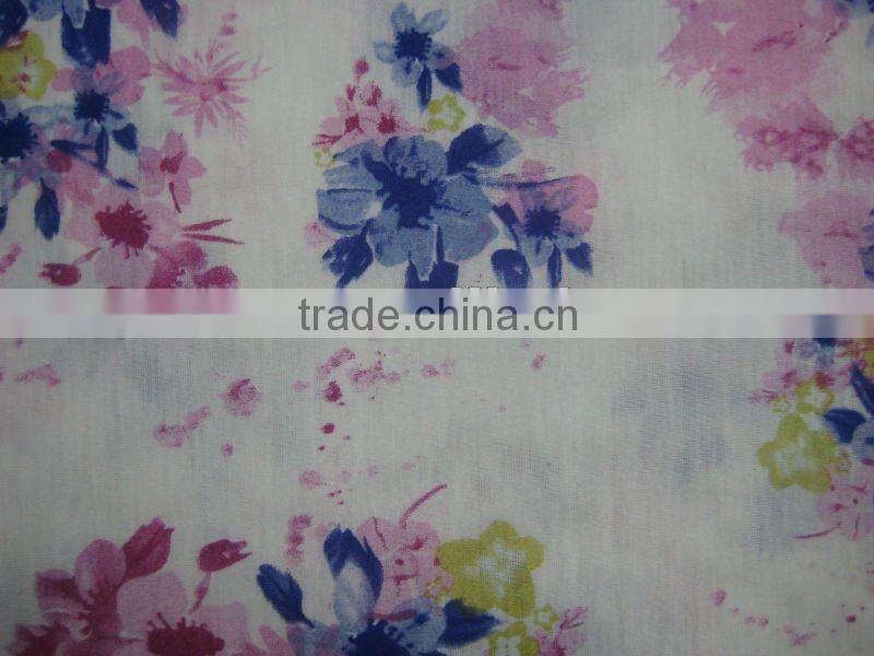 poly rayon fabric printed single jersey