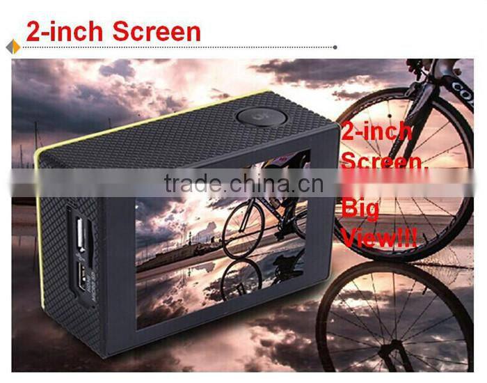 2.0 inch LCD screen 170 degree angle full HD 1080p sport wireless action camera