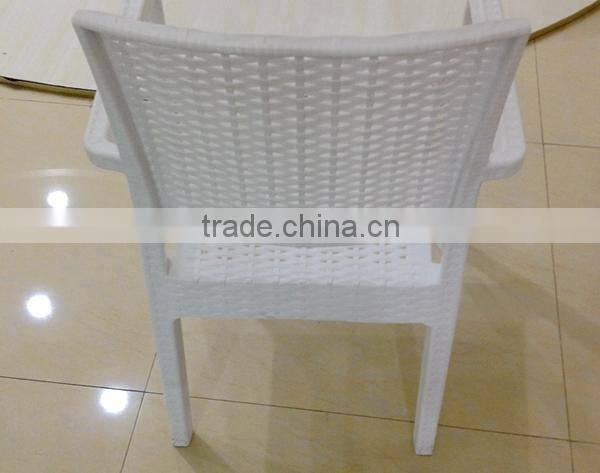 High quality armrest PP weave outdoor chair ,HYH-307
