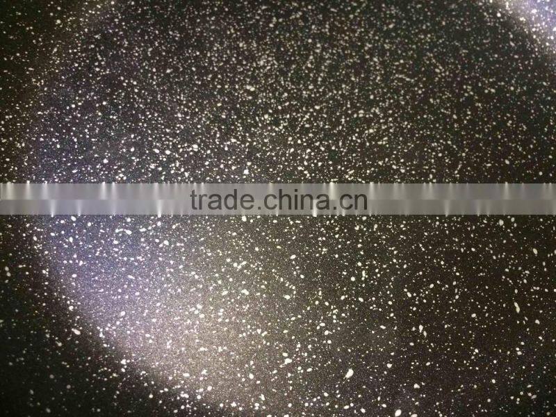 High Quality Aluminum Non-stick Black Marble Fry Pan Skillet Pressed Cookware Kitchenware Set