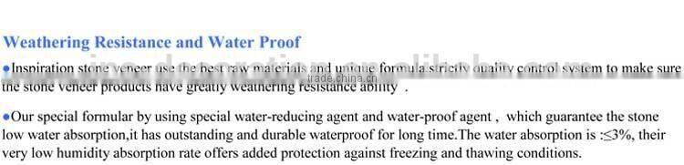 Decorative stone tv wall decor