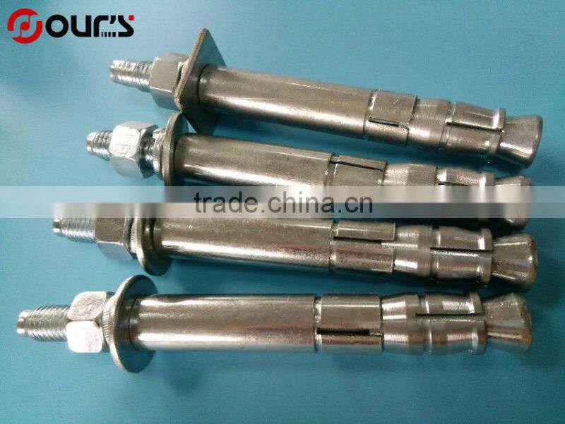 316 304 stainless steel undercut anchor bolt back bolt with flange nut for ceramic terracotta