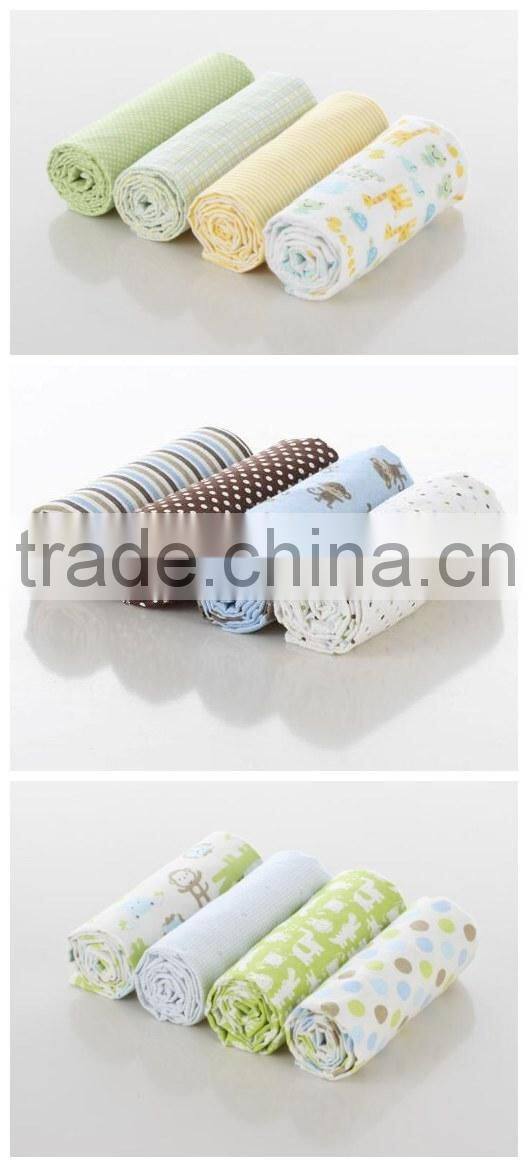 100%Cotton Multi- uses and Functional Flannel Baby Receiving Blanket