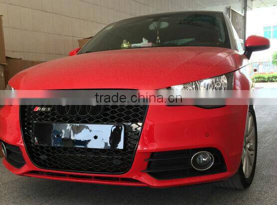 12-14 A1 RS1 Front Grill for AUDI A1 Grille,Black Mesh Car Grill