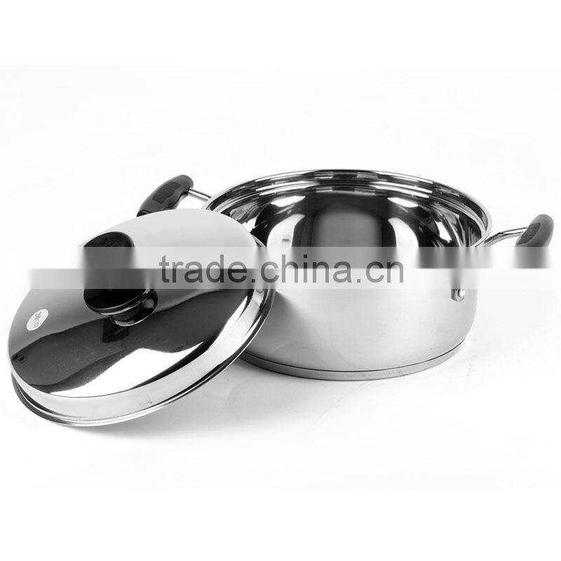 LFGB Food Grade cookware stainless steel sauce pot