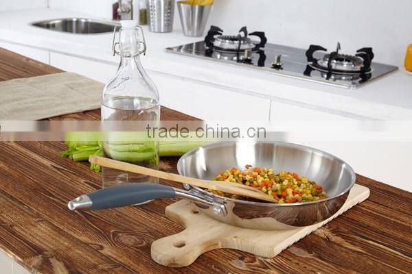 Tri-Ply Stainless Steel korea nonstick frying pan