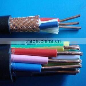flexible control cable copper conductor braiding shielded cable