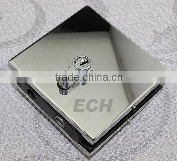 high class good quality stainless steel glass balcony fittings glass door lock