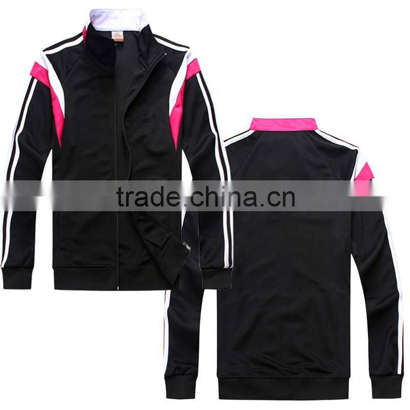 Fashion long sleeve competition training suit jogging jackets