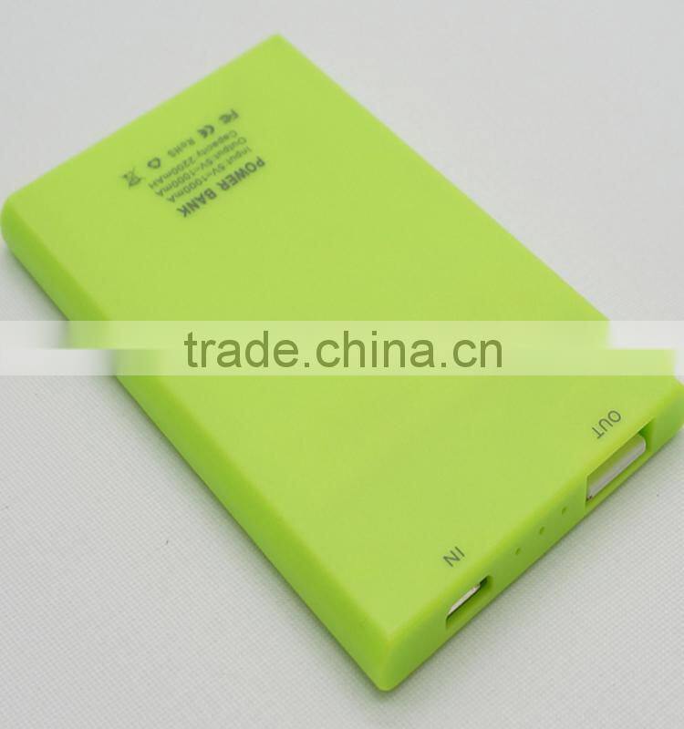 Wholesale power bank credit card shape with li-polymer battery CE FCC ROHS