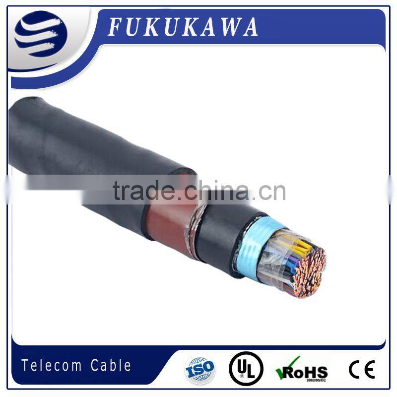 Overhead figure 8 multi pairs 30pairs/50pairs/100pairs telephone cable outdoor with steel messager