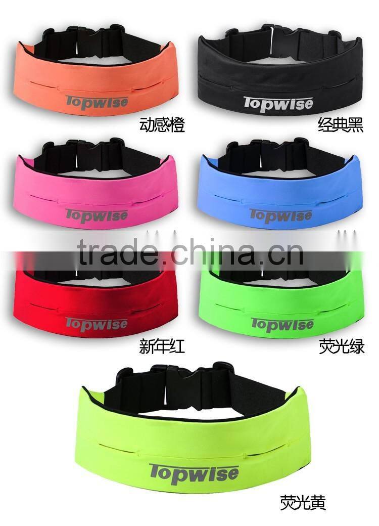 Full color running belt spandex belt running waist belt