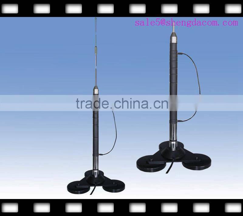 27mhz CB Antenna with spring barrel with magnetic base mount with folded whip