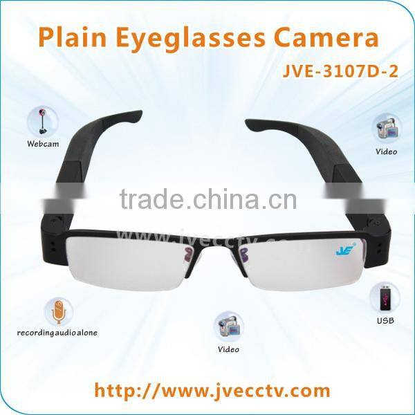 Factory direct Black Video Recorder Webcam 720P hidden cam glasses16gb