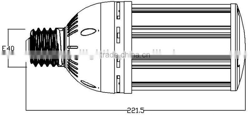 2014 new design led corn light bulb 27w led bulb E27 warm white AC100-240V
