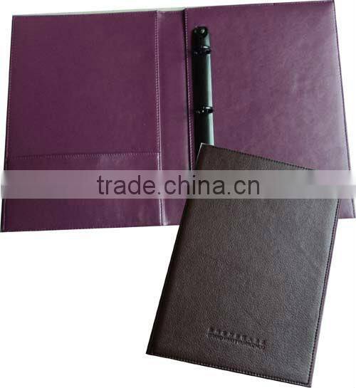 Eatery Restaurant check bill holder leather With Pen Holder